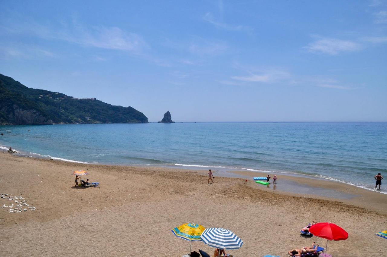 Natalia Apartment B With Panoramic Sea Views Of Agios Gordios Bay Exterior photo