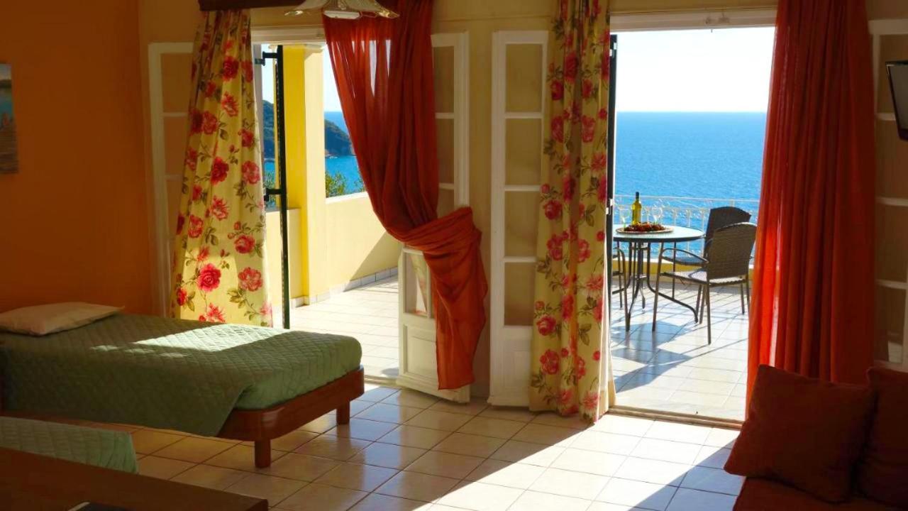 Natalia Apartment B With Panoramic Sea Views Of Agios Gordios Bay Exterior photo