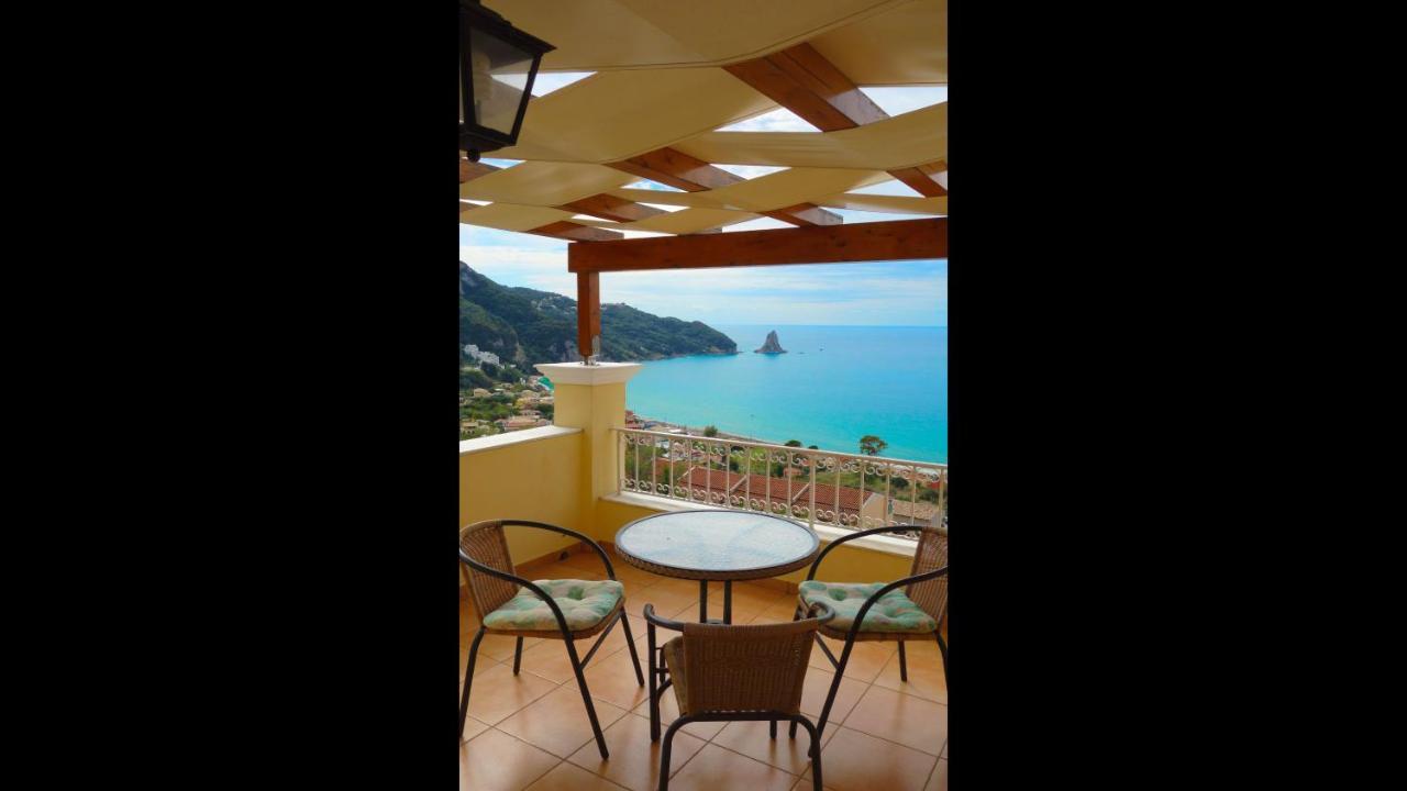 Natalia Apartment B With Panoramic Sea Views Of Agios Gordios Bay Exterior photo