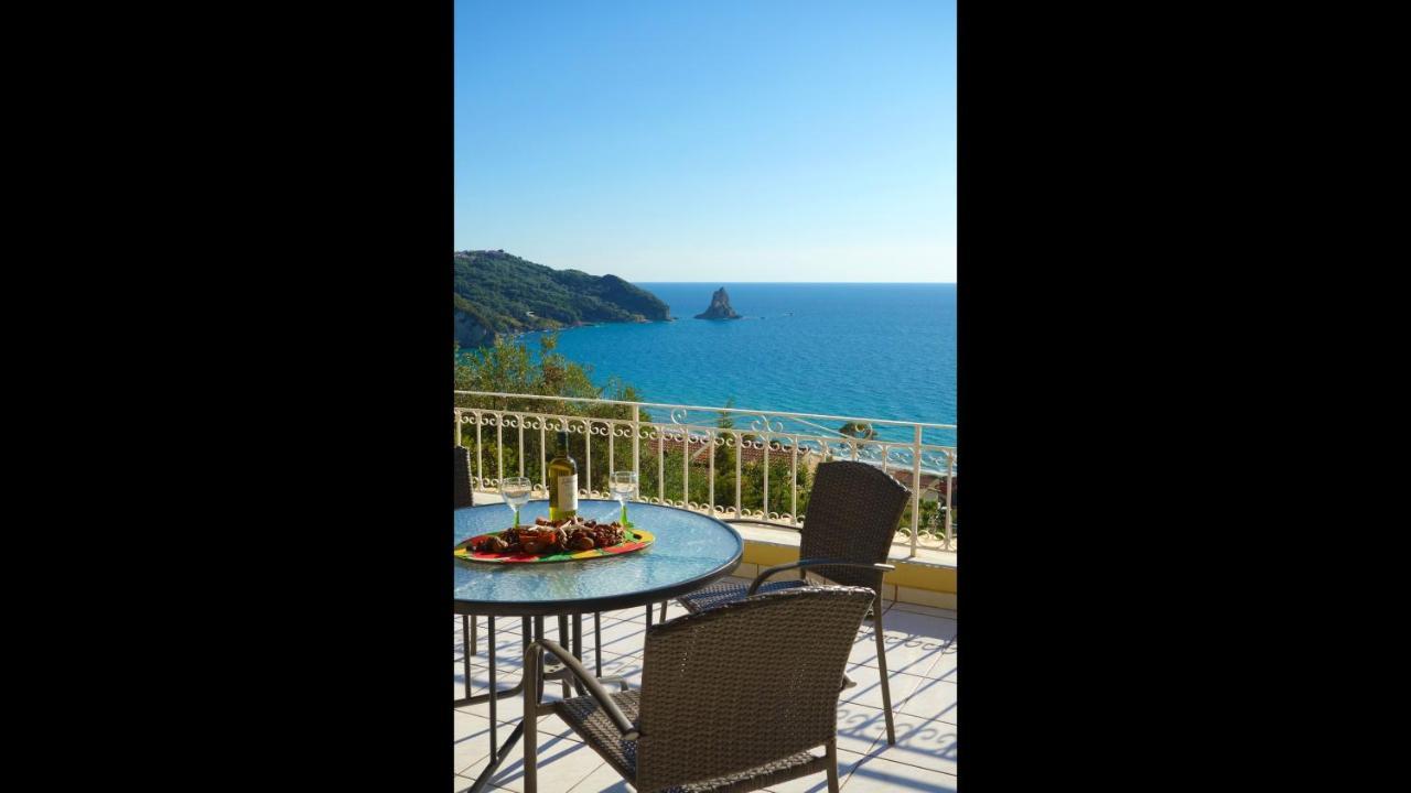 Natalia Apartment B With Panoramic Sea Views Of Agios Gordios Bay Exterior photo